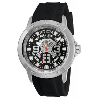 Invicta Men's Objet d'Art Automatic Stainless Steel and Silicone Casual Watch