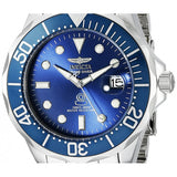 Invicta Men's Pro Diver Analog Display Japanese Automatic Silver Watch