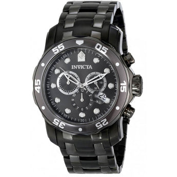 Invicta Men's Pro Diver Analog Display Swiss Quartz Black Watch