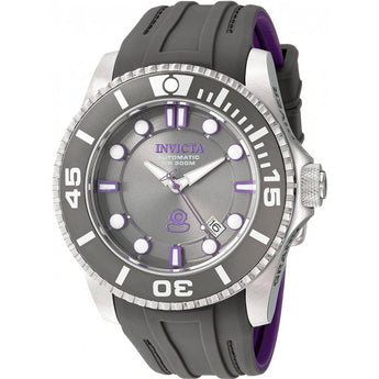 Invicta Men's Pro Diver Automatic Stainless Steel and Silicone Casual Watch