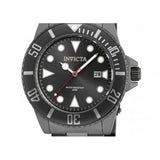 Invicta Men's Pro Diver Gun Metal Steel Bracelet and Case Quartz Analog Watch