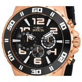 Invicta Men's Pro Diver Quartz Stainless Steel and Polyurethane Casual Watch, B