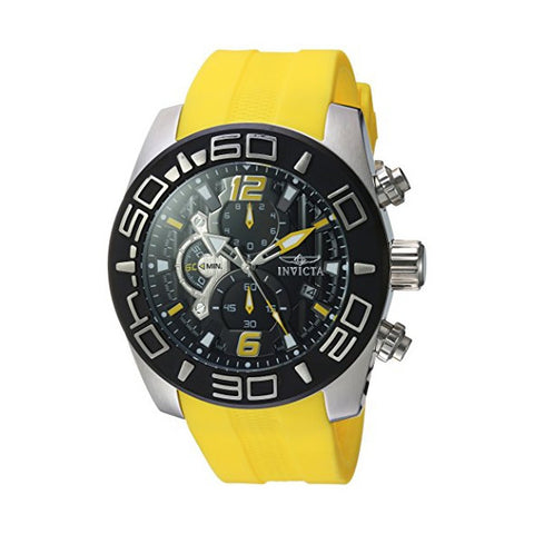 Invicta Men's 'Pro Diver' Quartz Stainless Steel and Silicone Casual Watch