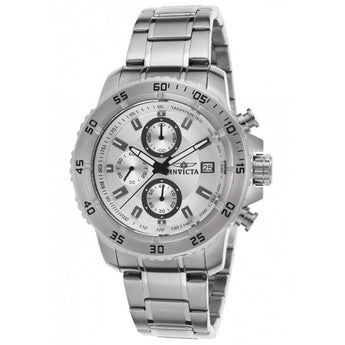 Invicta Men's Pro Diver Quartz Stainless Steel Casual Watch, Silver-Toned