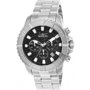 Invicta Men's Pro Diver Quartz Stainless Steel Casual Watch, Silver-Toned