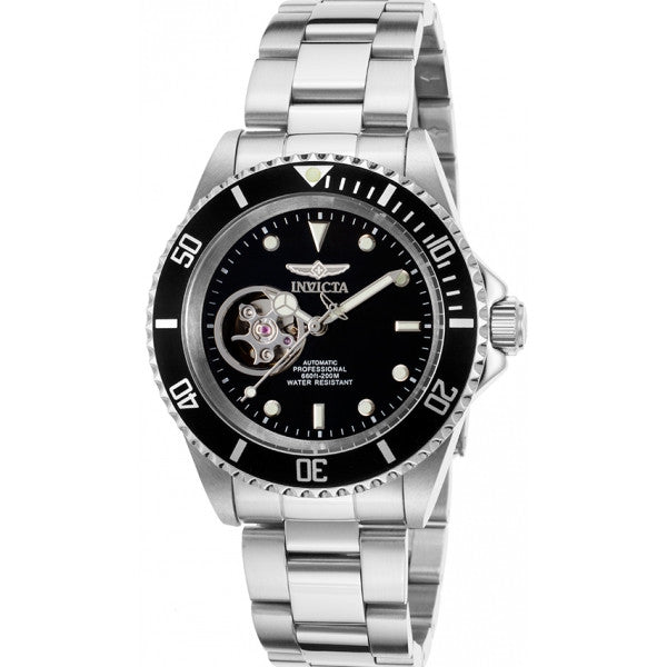 Invicta Men s Pro Diver Stainless Steel Automatic Watch Silver Toned Bixme