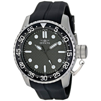 Invicta Men's Pro Diver Stainless Steel Watch with Rubber Strap