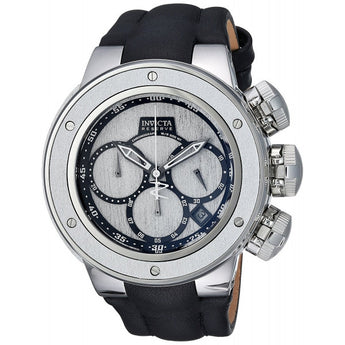 Invicta Men's Reserve Quartz Stainless Steel and Leather Casual Watch