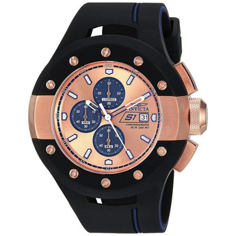 Invicta Men's S1 Rally Quartz Stainless Steel and Silicone Casual Watch