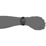 Invicta Men's 'Sea Base' Quartz Stainless Steel and Leather