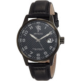 Invicta Men's 'Sea Base' Quartz Stainless Steel and Leather