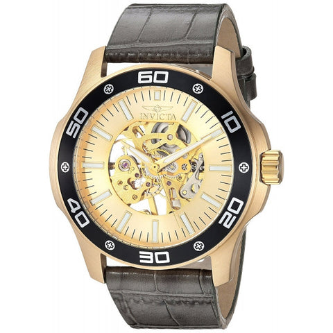 Invicta Invicta Men's 'Specialty' Mechanical Hand Wind Gold-Tone
