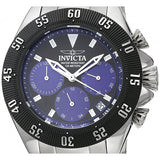 Invicta Men's Speedway Chronograph Quartz Black and Blue Dial Steel Bracelet Wa