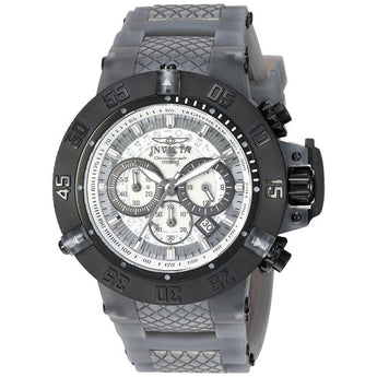 Invicta Men's 'Subaqua' Quartz Stainless Steel and Silicone Casual Watch