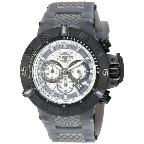 Invicta Men's 'Subaqua' Quartz Stainless Steel and Silicone Casual Watch