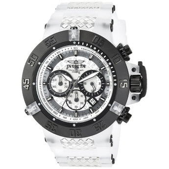 Invicta Men's 'Subaqua' Quartz Stainless Steel and Silicone Casual Watch