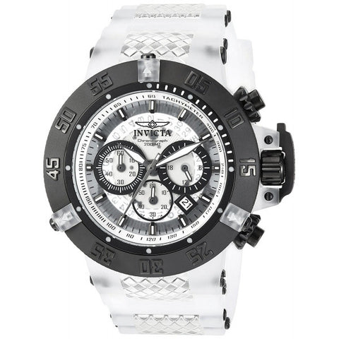 Invicta Men's 'Subaqua' Quartz Stainless Steel and Silicone Casual Watch