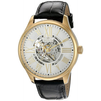 Invicta Men's Vintage Automatic Stainless Steel And Leather Casual Watch Color