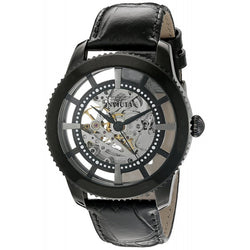 Invicta Men's Vintage Automatic Stainless Steel And Leather Casual Watch Color
