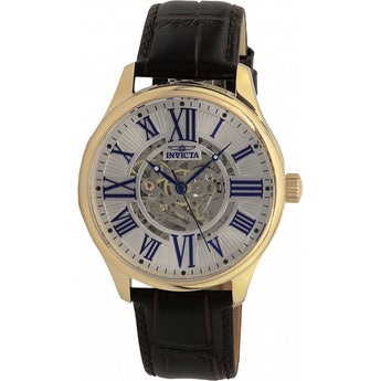 Invicta Men's Vintage Automatic Stainless Steel and Leather Casual Watch