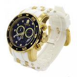 Invicta Pro Diver Chronograph Mother of Pearl White Polyurethane Mens Watch