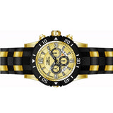 Invicta Men's Pro Diver silicone strap, steel case, chronograph