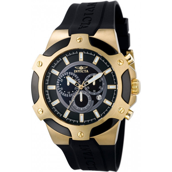 Invicta Signature Chronograph Gold-tone Mens Watch – Bixme