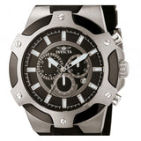 Invicta Signature Men's Stainless Steel Signature Chronograph Black Strap