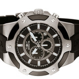 Invicta Signature Men's Stainless Steel Signature Chronograph Black Strap