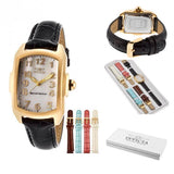 Invicta Women's Lupah White Mother-Of-Pearl Dial Leather Dress Watch