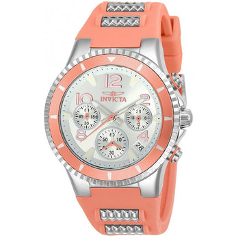 Invicta Women's BLU Quartz Stainless Steel and Silicone Casual Watch