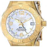 Invicta Women's Pro Diver Collection GMT 18k Gold-Plated Stainless Steel Watch