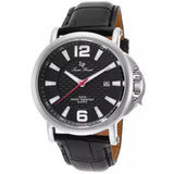 Lucien Piccard Men's LP-40018-01 Triomf Analog Display Quartz Black Watch