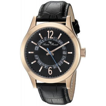 Lucien Piccard Men's LP-40020-RG-01 Oxford Analog Display Quartz Black Watch