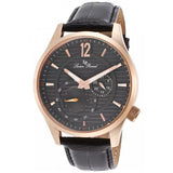 Lucien Piccard Men's LP-40022-RG-014 Burano Analog Display Quartz Black Watch