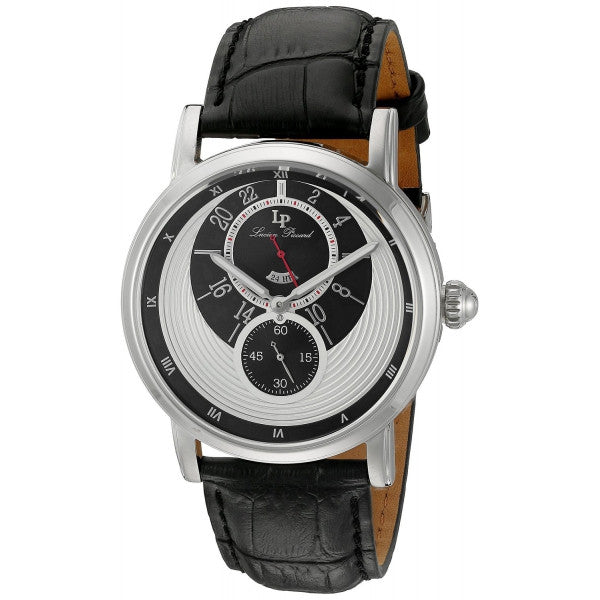 Lucien Piccard Men s Santorini Quartz Stainless Steel And Leather Automatic W