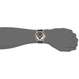 Lucien Piccard Men's Santorini Quartz Stainless Steel And Leather Automatic Wat