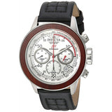 Invicta Men's '1 Rally Quartz Stainless Steel and Leather Casual Watch