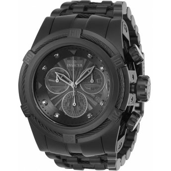 Invicta Men's Bolt COMBAT BLACK Swiss Quartz Black Bracelet Watch