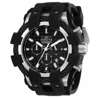 Invicta Men's 'Bolt' Quartz Stainless Steel and Silicone Casual Watch