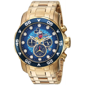 Invicta Men's 'Disney Limited Edition' Quartz and Stainless Steel Casual Watch