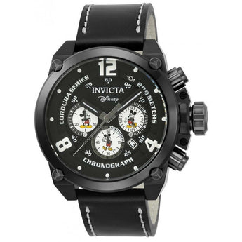 Invicta Men's Disney Limited Edition Quartz Stainless Steel and Leather Casual