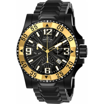 Invicta Men's Excursion Chronograph Black Dial Mens Watch