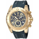 Invicta Men's Pro Diver Quartz Gold-Tone and Polyurethane Casual Watch