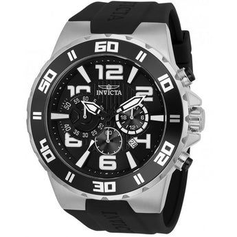 Invicta Men's Pro Diver Quartz Stainless Steel and Polyurethane Casual Watch