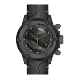 Invicta Men's Subaqua Chronograph Black Stainless Steel  Silicone Watch