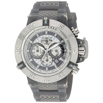 Invicta Men's 'Subaqua' Quartz Stainless Steel and Silicone Casual Watch