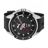 Puma Men's Black Rubber And Dial Stainless Steel Watch