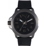 Puma Men's Black Silicone Black Dial Watch