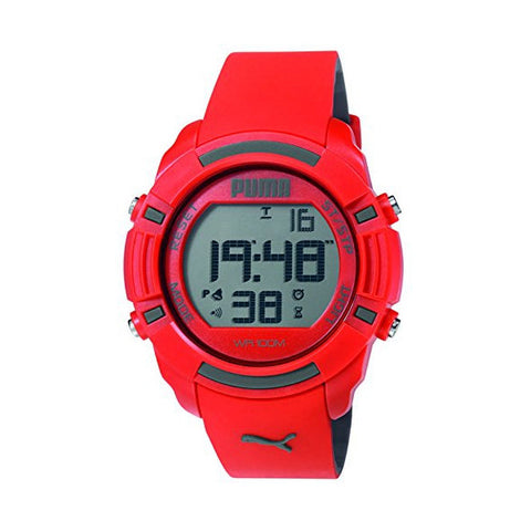 Puma Puma Pu-bytes Men's Watch, Red Grey